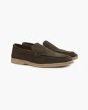 Saint Monaco Suede Loafers Olive